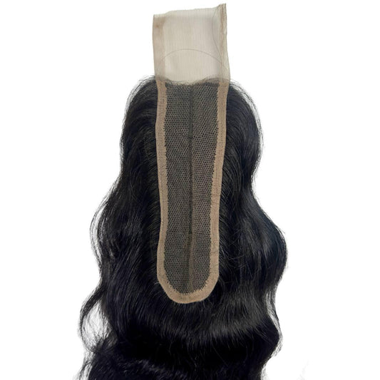 Raw Indian Curly 2x6 Transparent Lace Human Hair Closure
