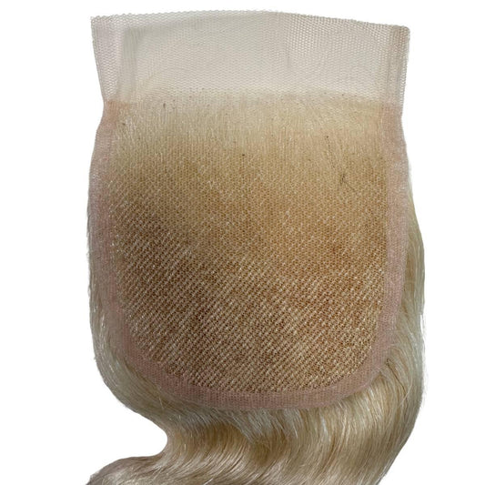 Blonde Body Wave 4x4 Transparent Lace Human Hair Closure
