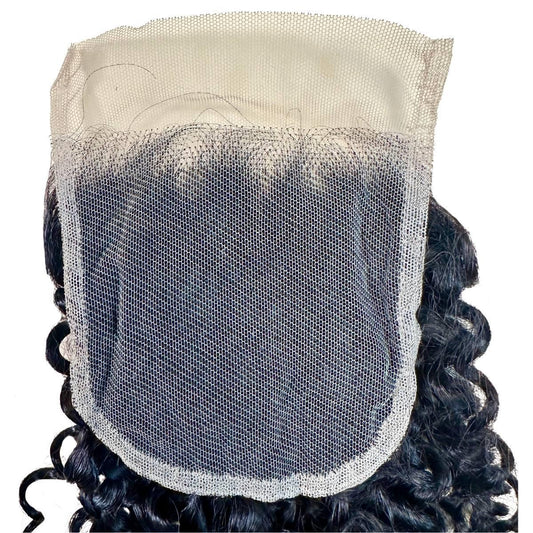 Kinky Curly 4x4 Transparent Lace Human Hair Closure