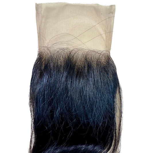 Raw Indian Wavy 4x4 Transparent Lace Human Hair Closure