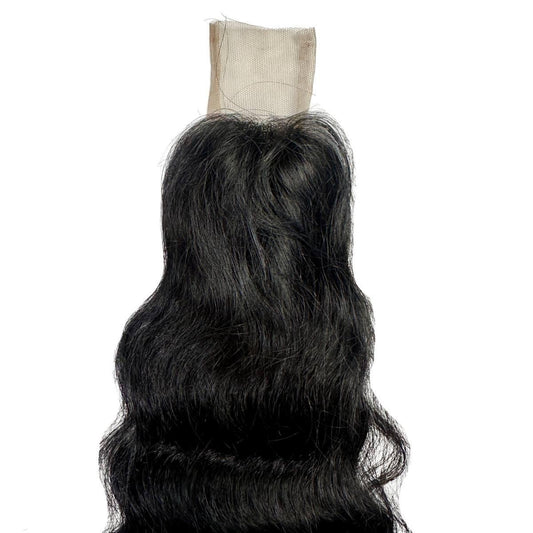 Raw Indian Curly 2x6 Transparent Lace Human Hair Closure