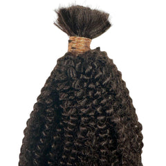 Afro Kinky Bulk Human Braiding Hair