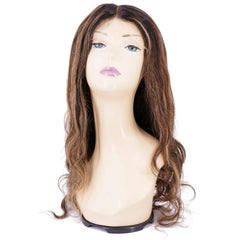 Custom Body Wave Dark Highlight Transparent Lace 180% Density Wig