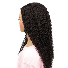 Deep Curly 2x6 HD Lace Closure 100% Human Hair Glueless Wig