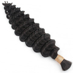 Deep Wave Bulk Human Braiding Hair