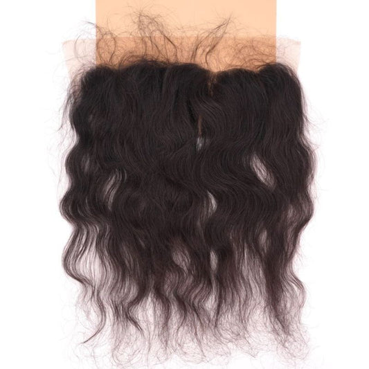 Raw Indian Curly 13x4 Transparent Lace Human Hair Frontal