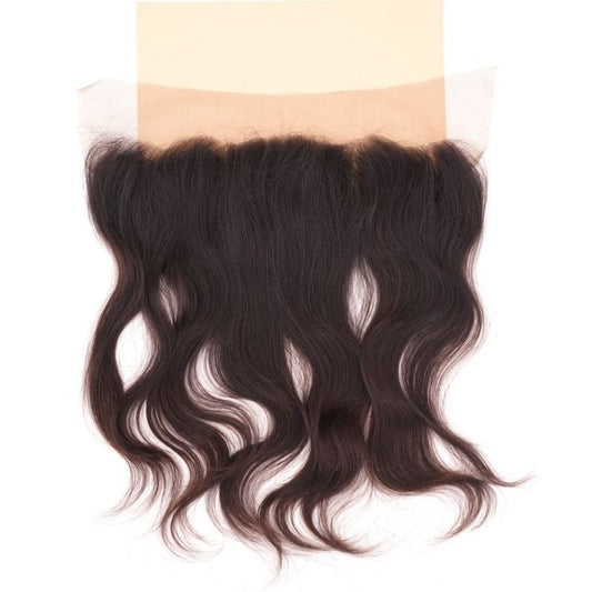 Raw Indian Wavy 13x4 Transparent Lace Human Hair Frontal