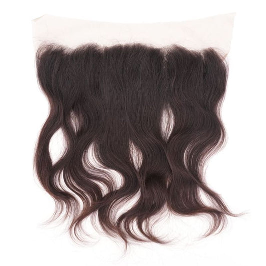 Raw Indian Wavy 13x4 Transparent Lace Human Hair Frontal
