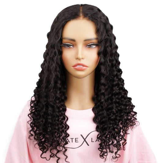 Italian Curl 2x6 HD Lace Closure 100% Human Hair Glueless Wig