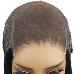 Jet Black 5x5 HD Lace Closure 100% Human Hair Bob Wig
