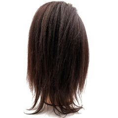 Kinky Straight Silicone Skin Medical Wig SALE