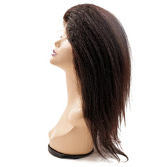 Kinky Straight Silicone Skin Medical Wig SALE