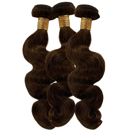 Medium Brown Body Wave 100% Human Hair Bundle Deal