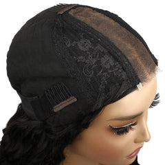 Messy Curl 2x6 HD Lace Closure 100% Human Hair Glueless Wig