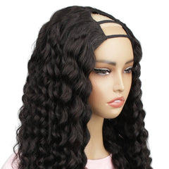 Messy Curl U Part 100% Human Hair Wig