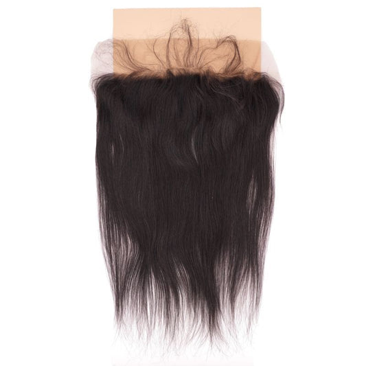 Malaysian Straight 13x4 Transparent Lace Human Hair Frontal